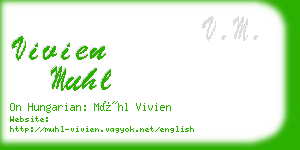 vivien muhl business card